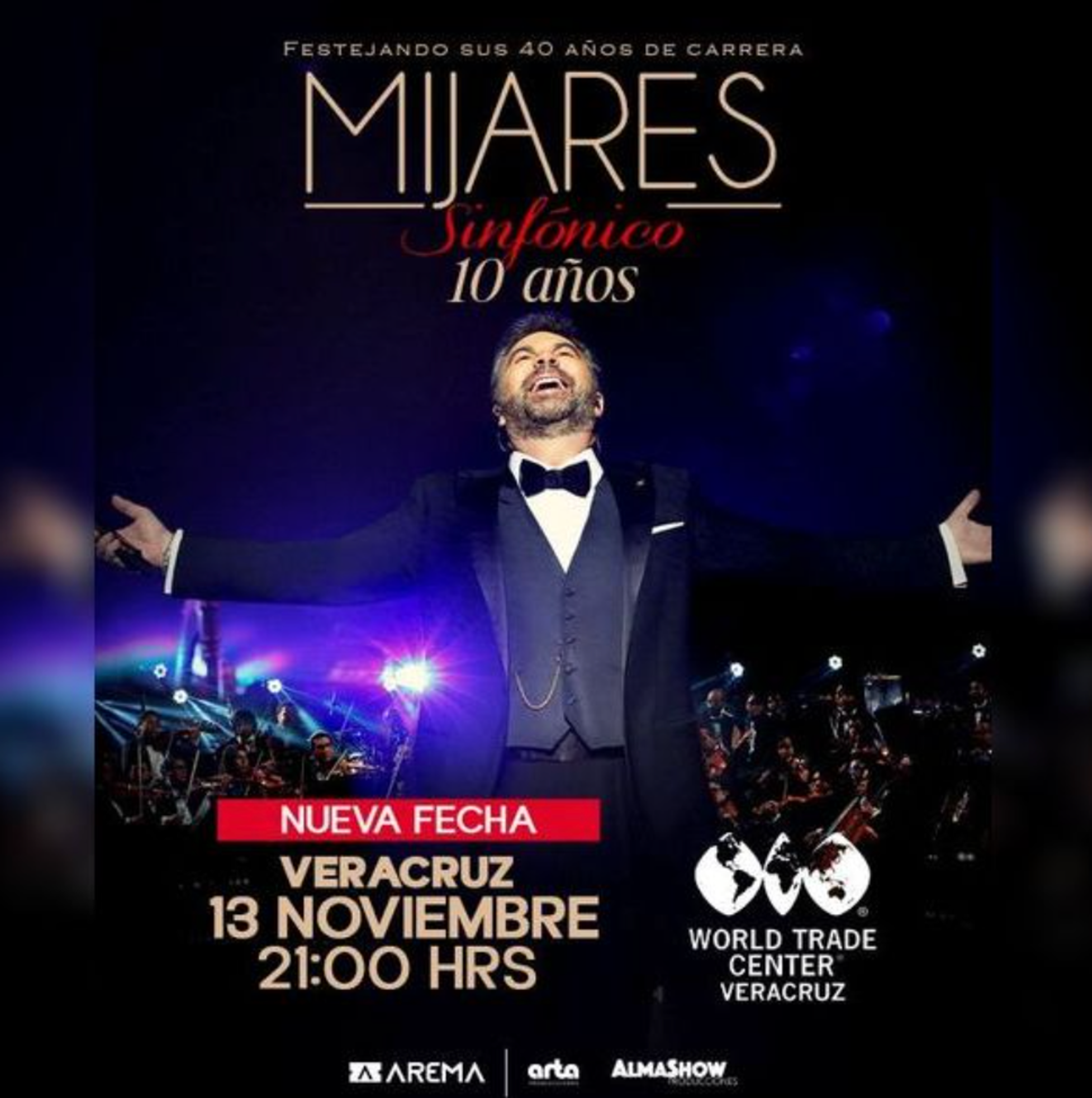 Imagen de portada para el evento: Mijares Sinfónico en Veracruz