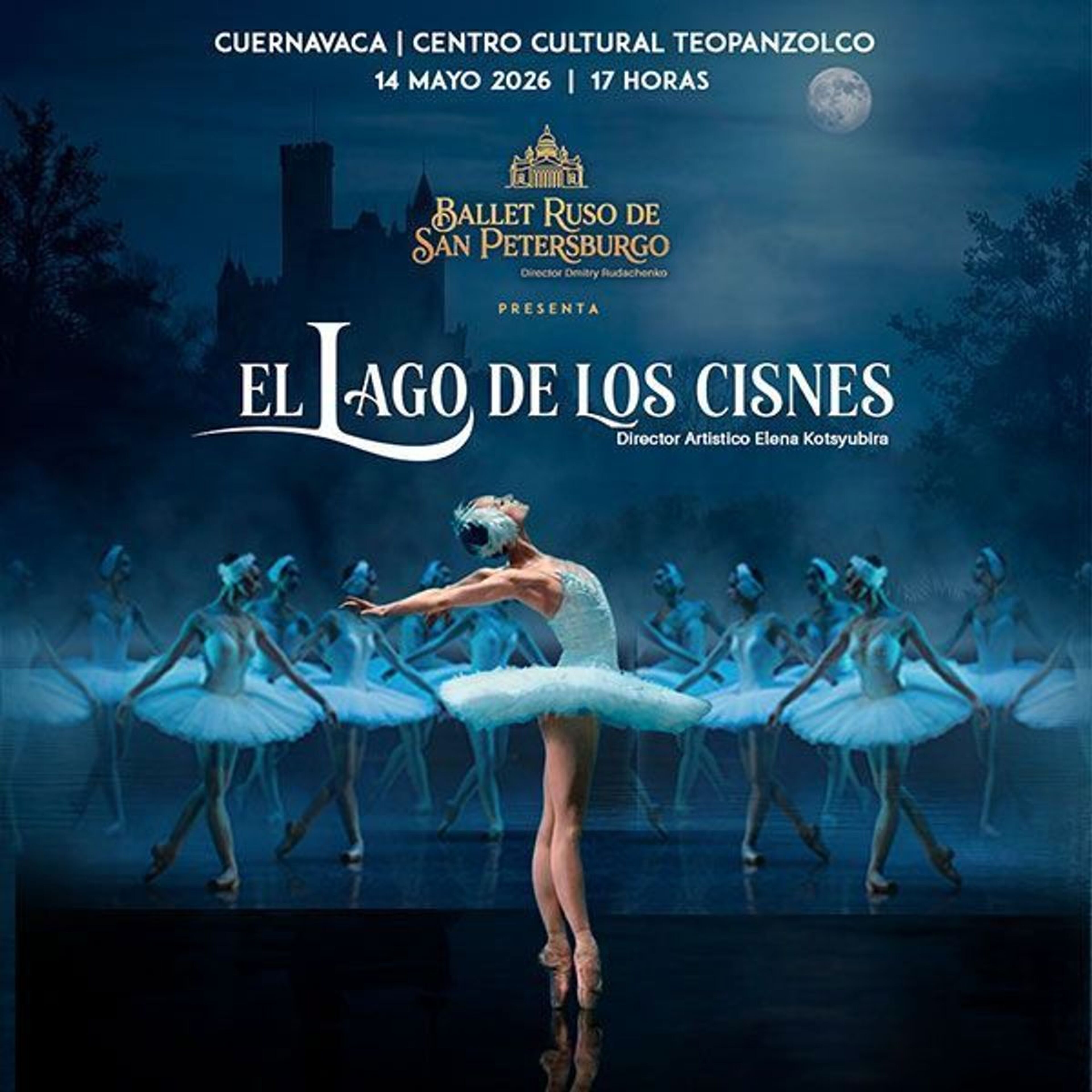 Imagen de portada para el evento: Lago de los Cisnes, Ballet Ruso de San Petersburgo en Cuernavaca