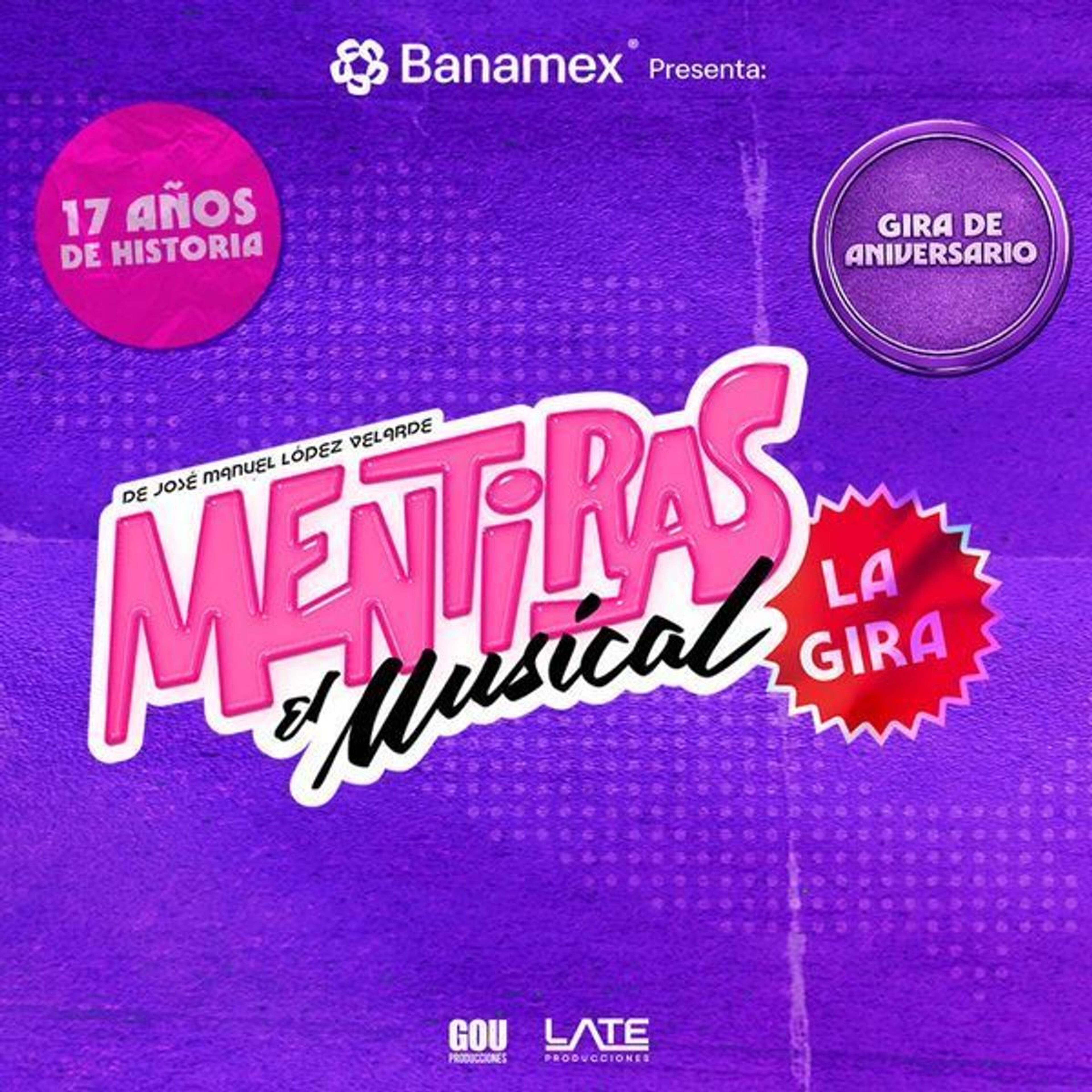 Imagen de portada para el evento: Mentiras, El Musical en Toluca