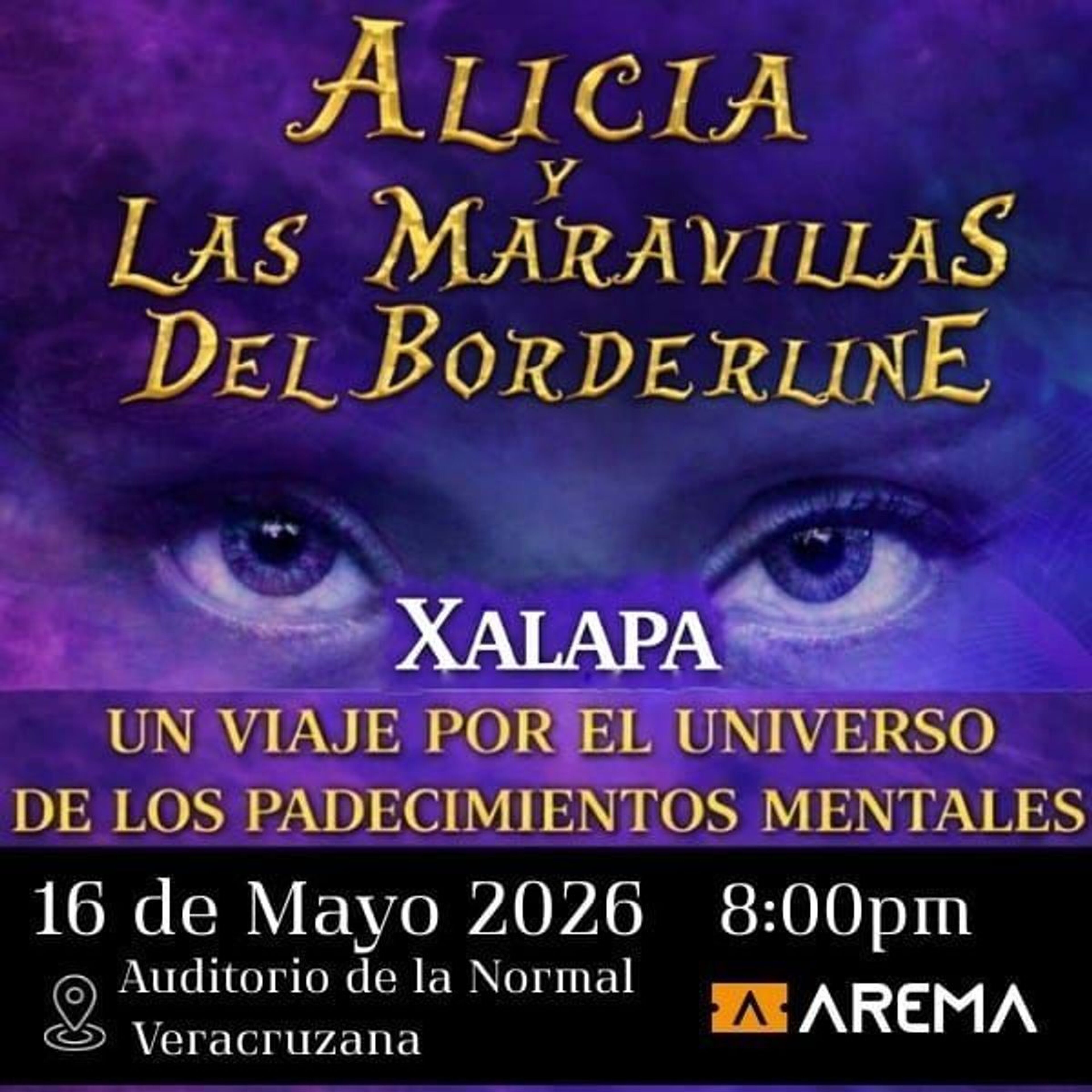 Imagen de portada para el evento: Alicia y Las Maravillas de Borderline en Xalapa