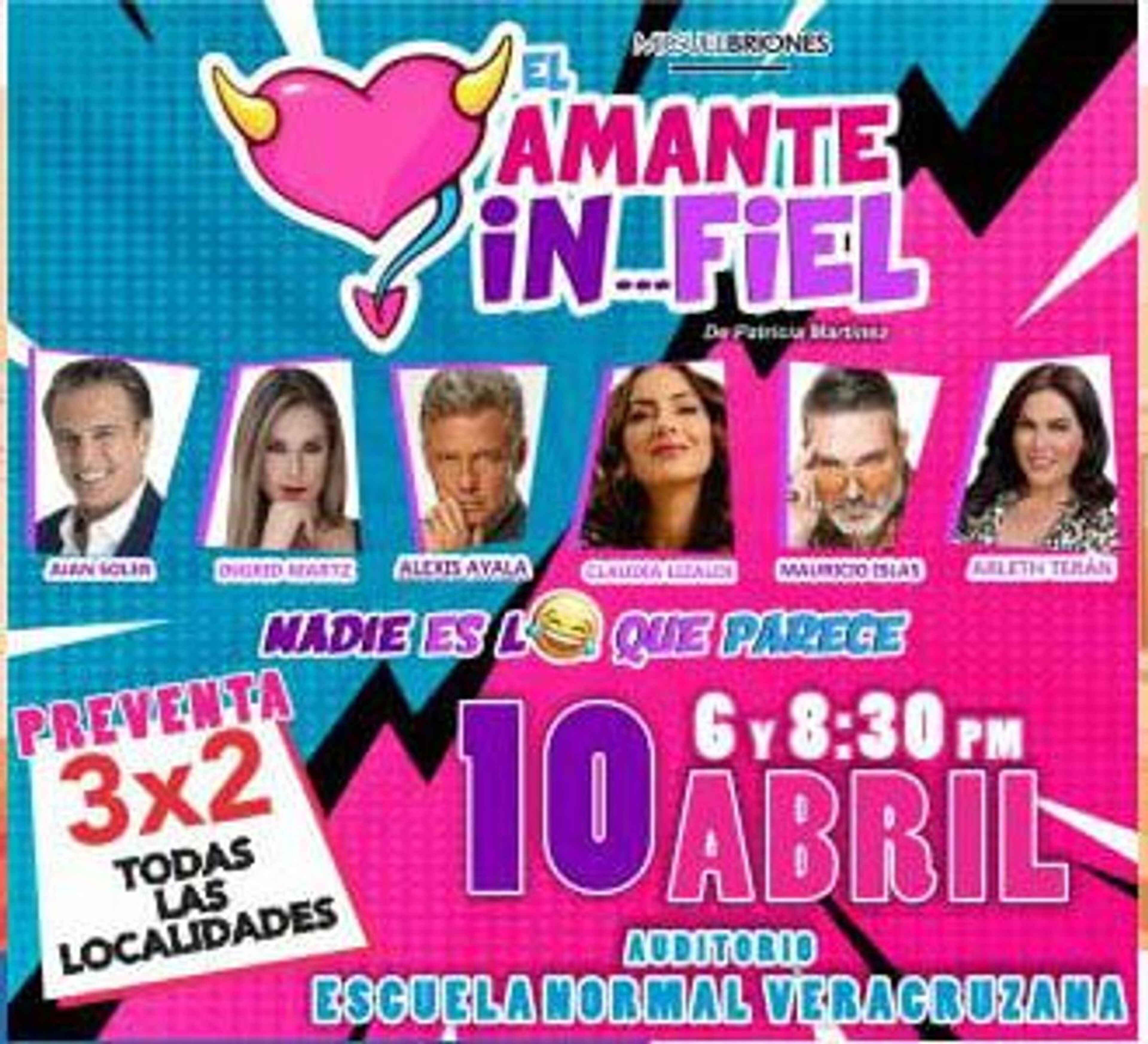 Imagen de portada para el evento: El Amante Infiel - Xalapa