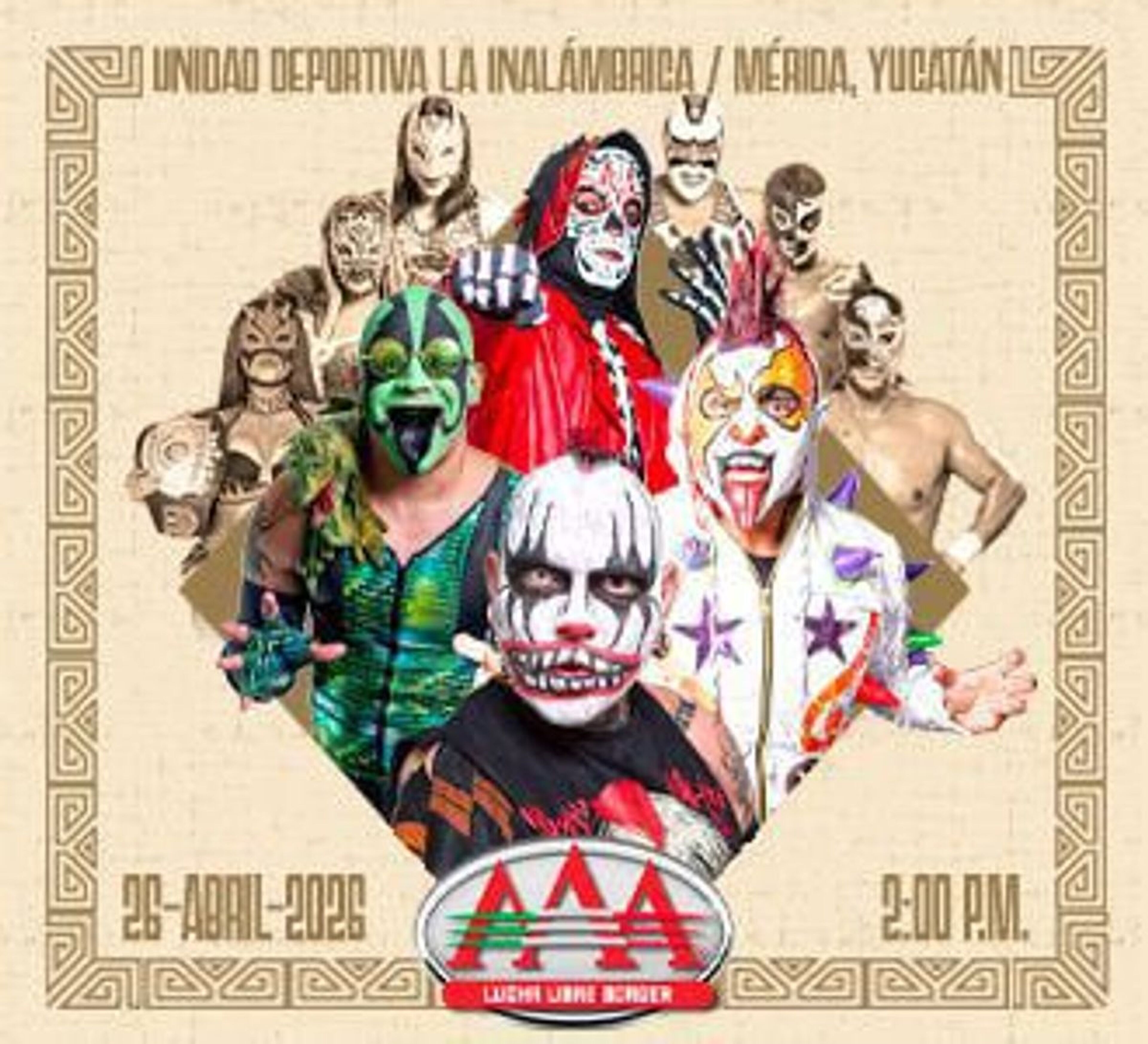 Imagen de portada para el evento: Lucha Libre AAA Border - Mérida