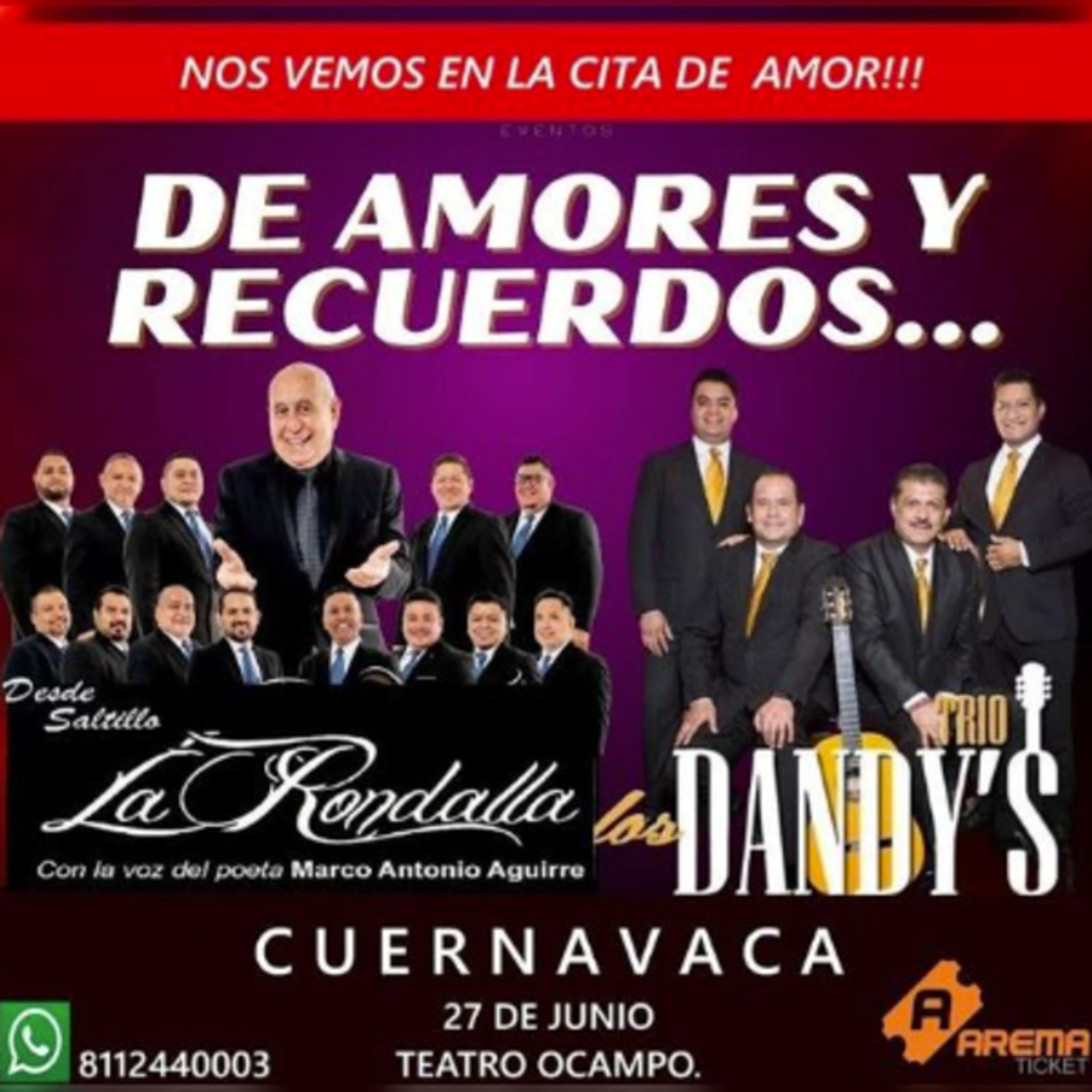 Imagen de portada para el evento: ¡Desde Saltilllo la Rondalla en Cuernavaca!