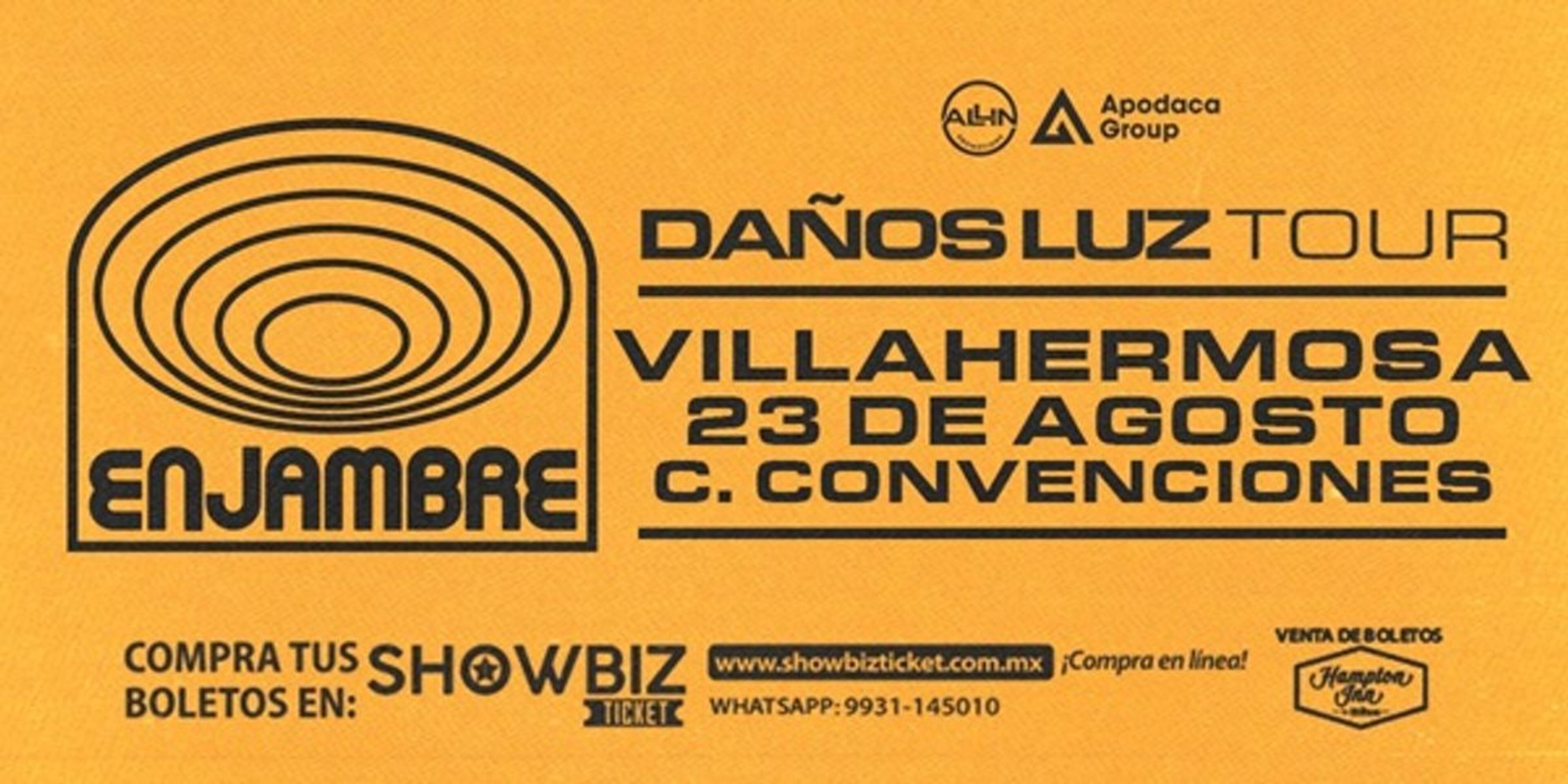 Imagen de portada para el evento: ENJAMBRE - VILLAHERMOSA TAB. 23 AGO 2025