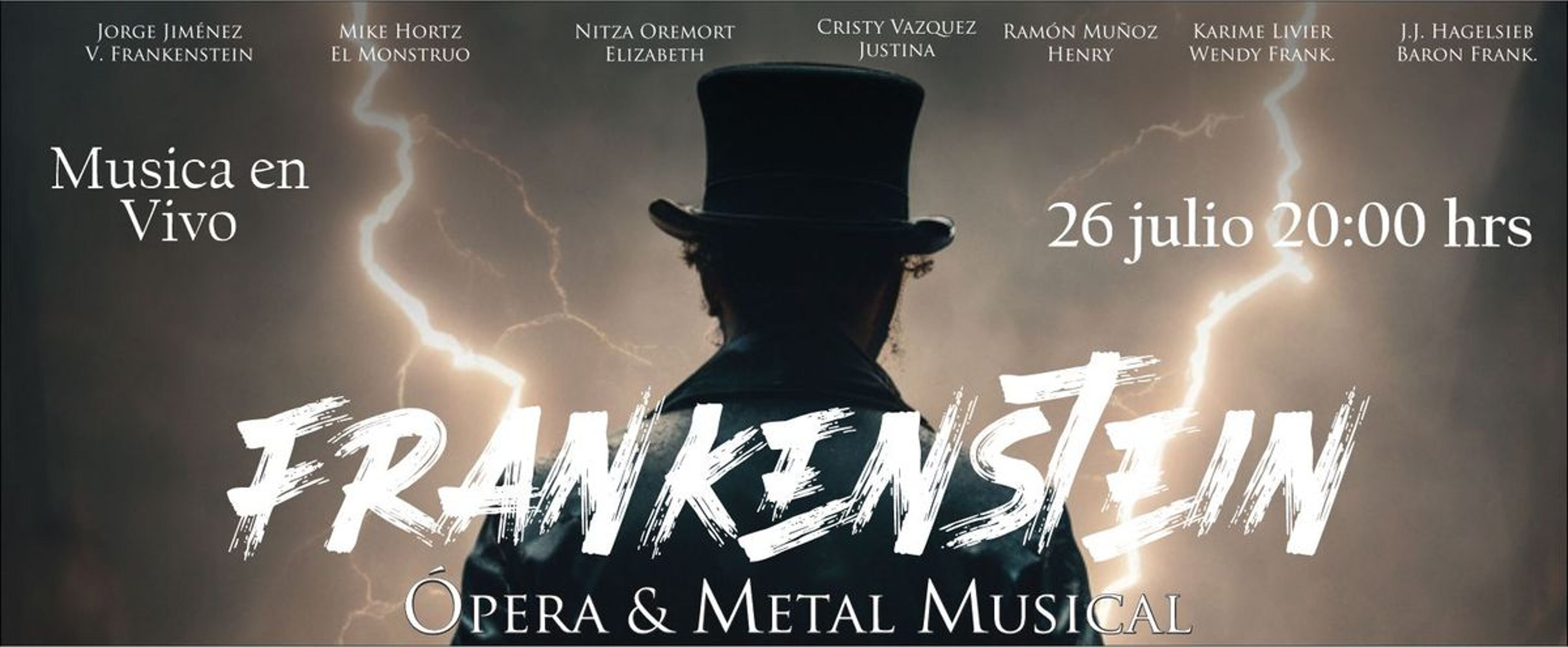 Imagen de portada para el evento: Frankenstein Opera & Metal Musical