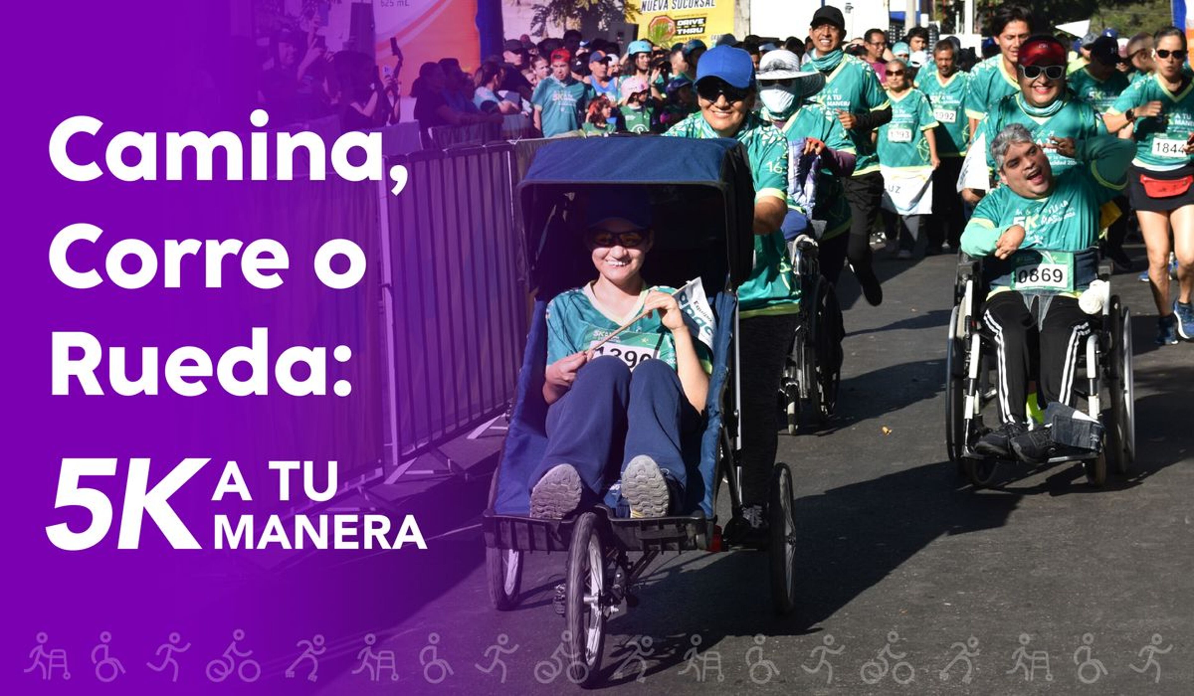 Imagen de portada de Camina, Corre o Rueda: 5K a tu Manera