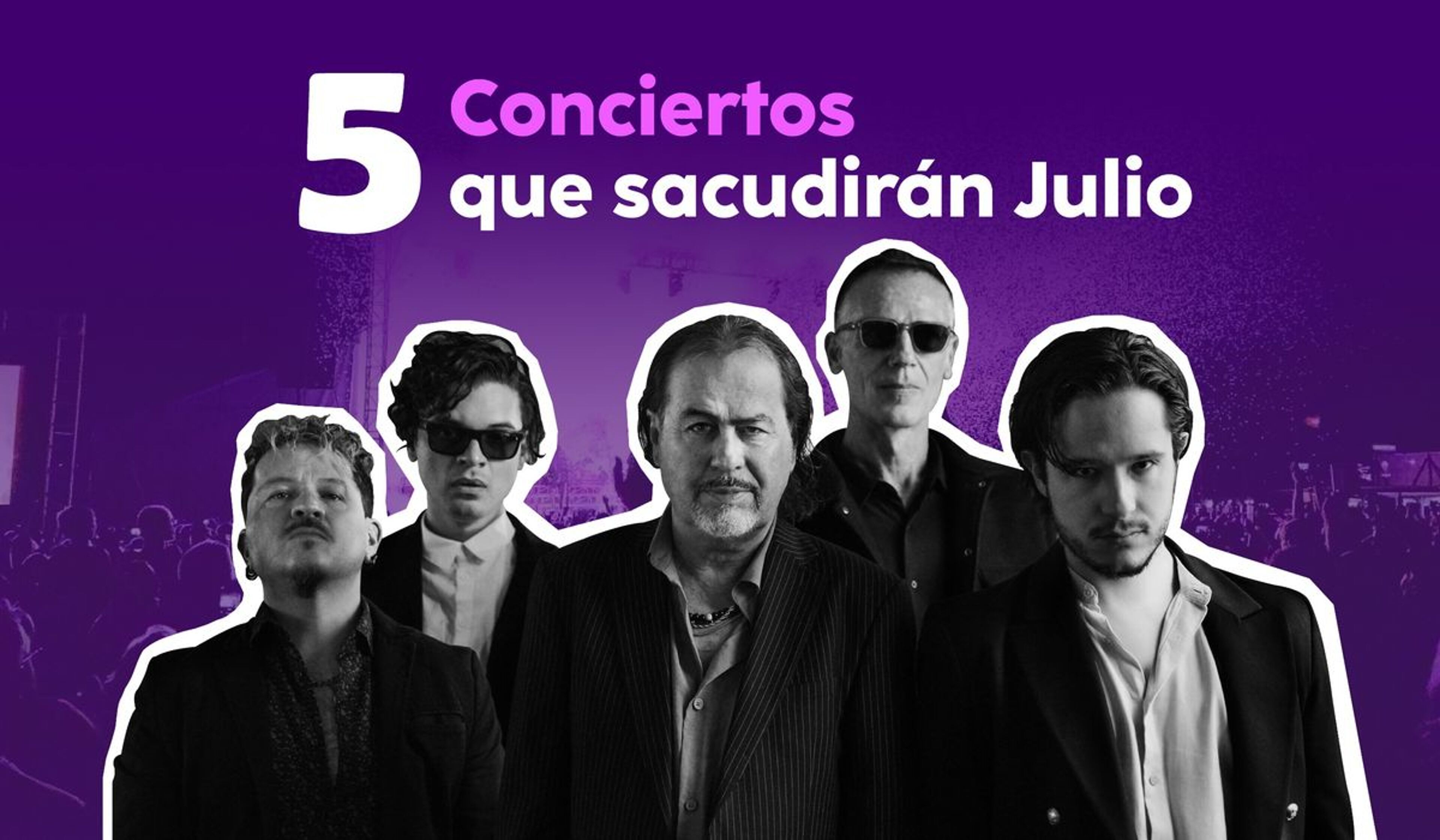 Rock sin fronteras: 5 conciertos que sacudirán julio