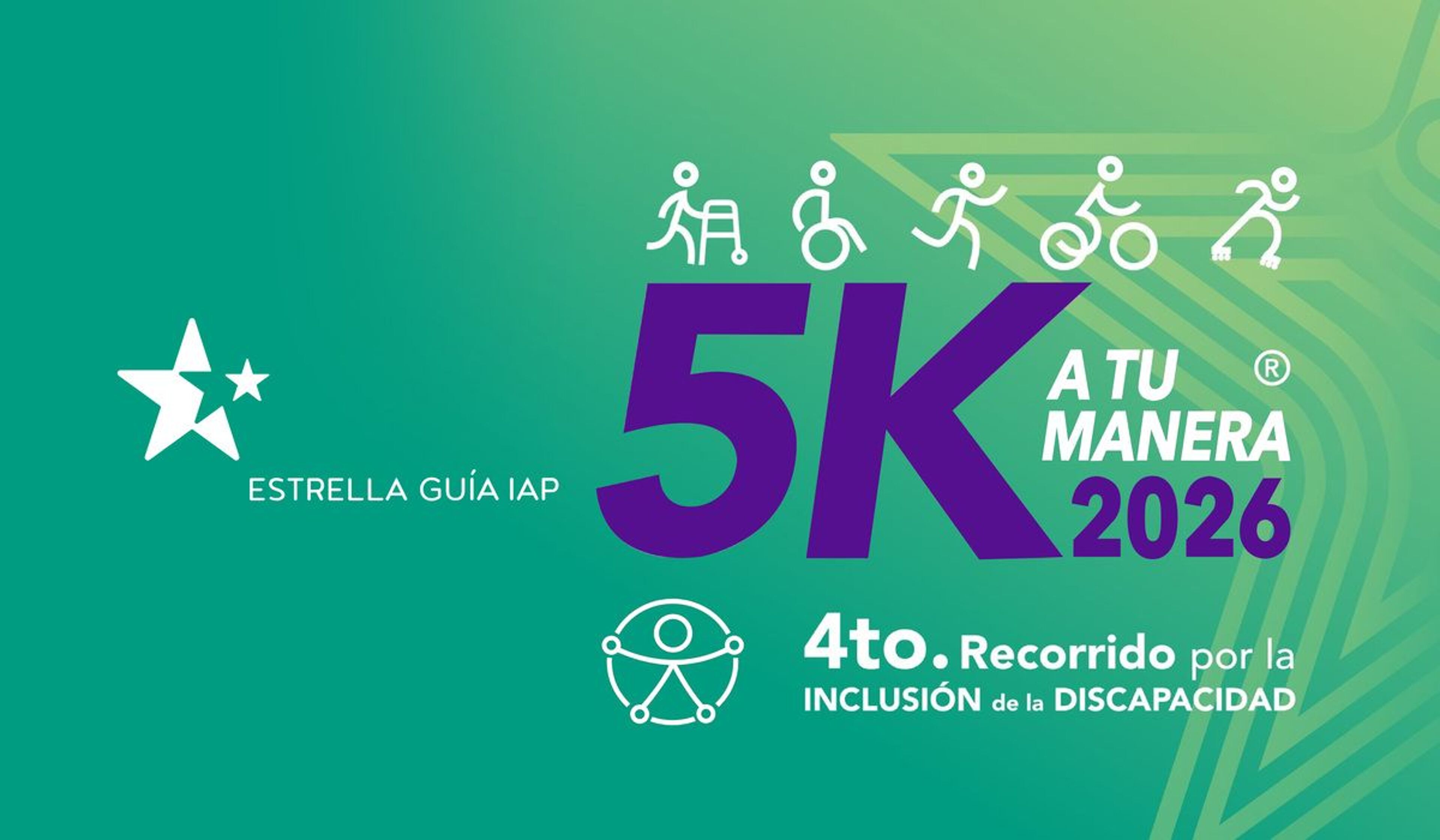 Carrera 5K a tu manera 2026 - 4to Recorrido por la inclusión y la discapacidad.